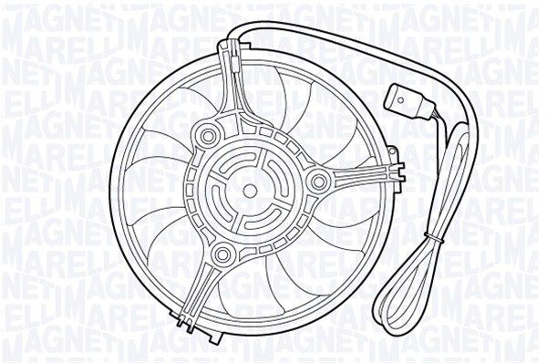 MAGNETI MARELLI Ventilaator,mootorijahutus 069422529010